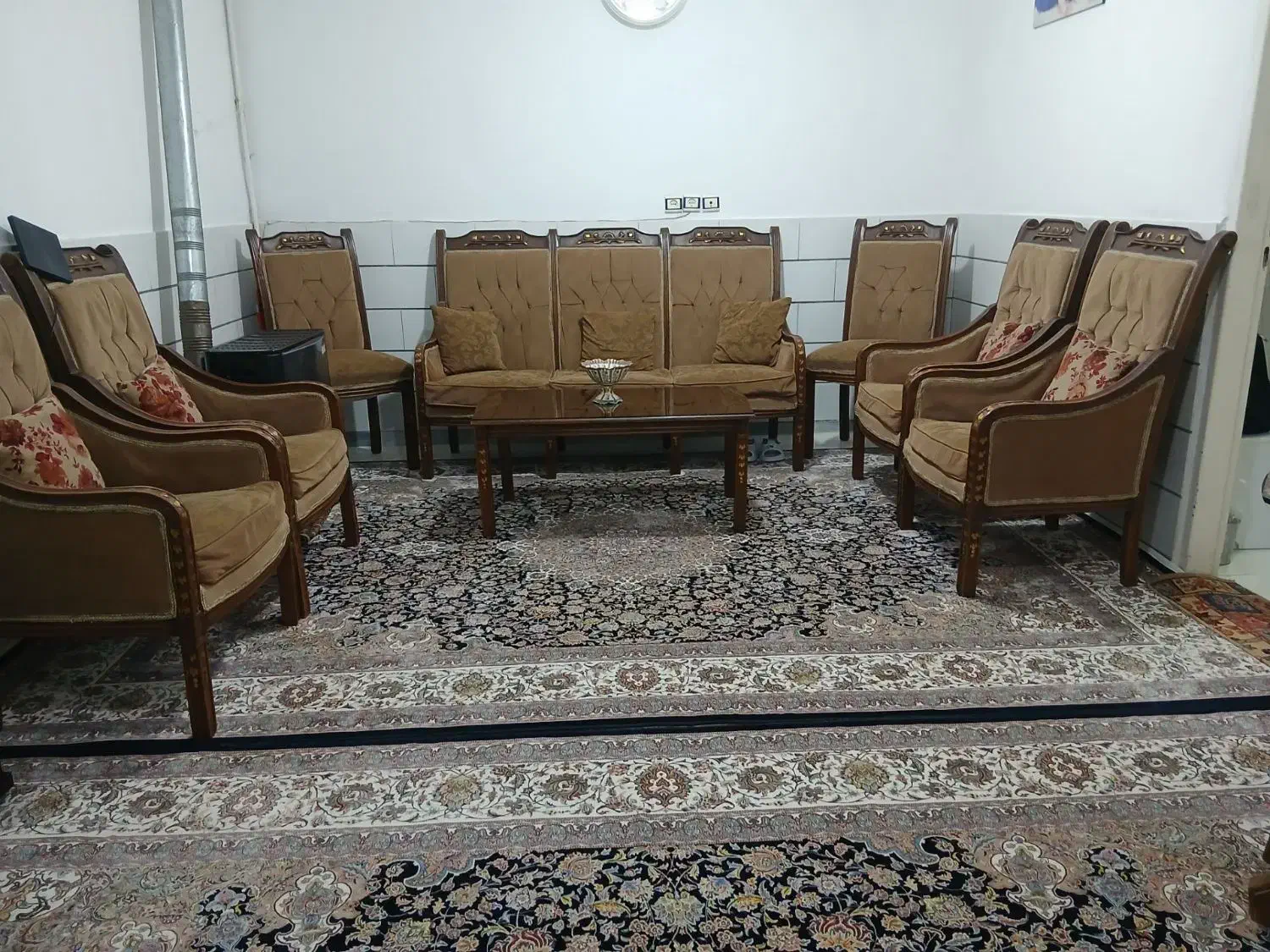 مبل ۹ نفره مدل کتیبه|مبلمان خانگی و میز عسلی|اراک, |دیوار