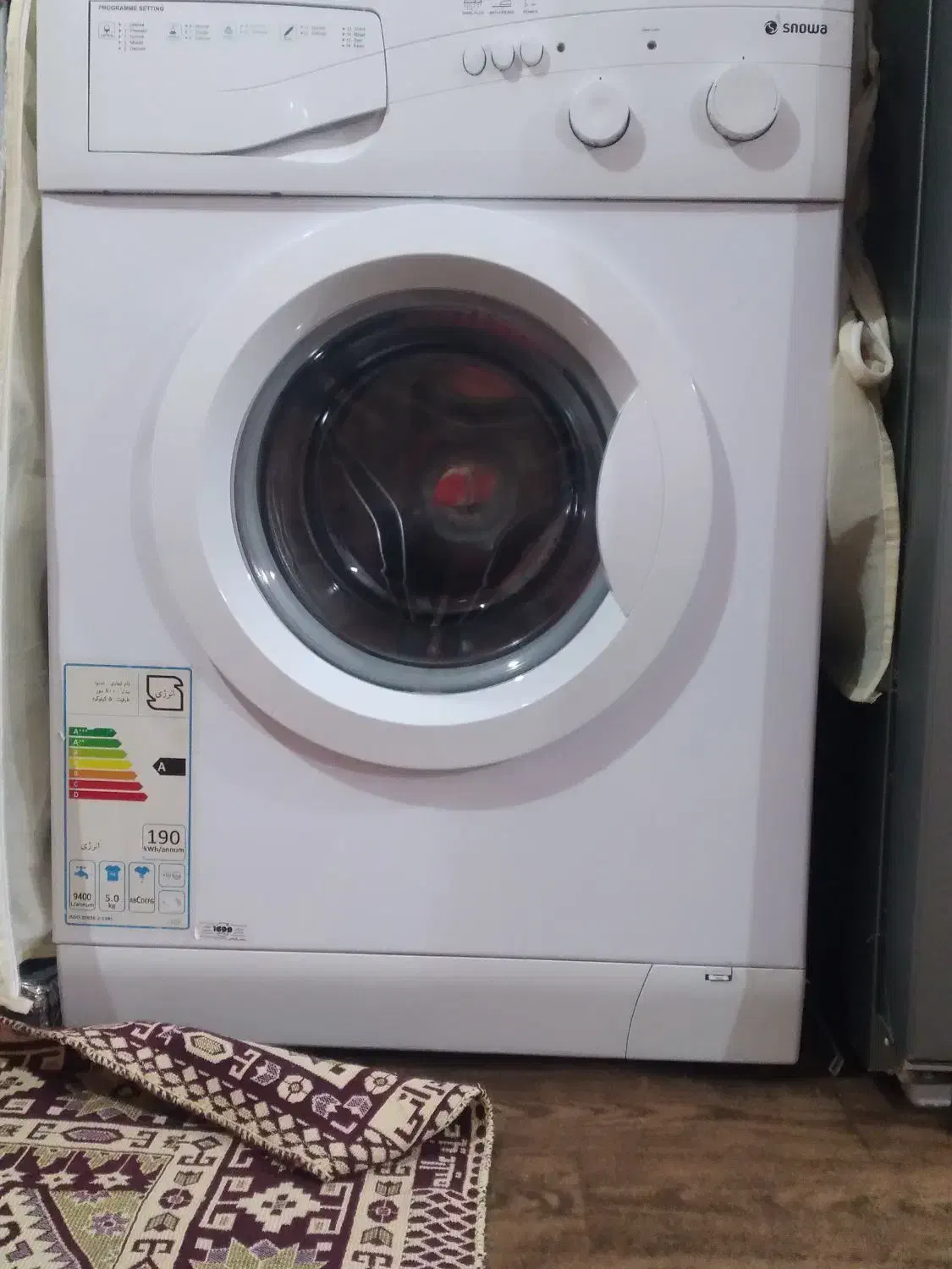 لباس شویی اسنوا ۵ کیلویی|ماشین لباسشویی و خشککن لباس|نیر (اردبیل), |دیوار