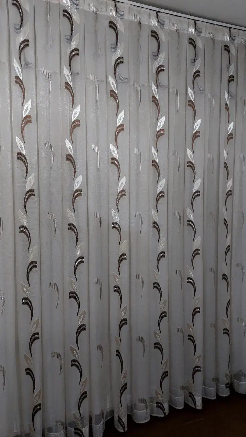 پرده حریر سالم|پرده، رانر، رومیزی|محمدیه-قزوین, |دیوار