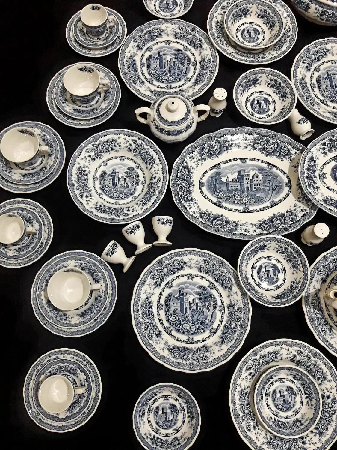 چینی قلم آبی آنتیک ژاپن|کلکسیون اشیاء عتیقه|رشت, حاجی آباد|دیوار