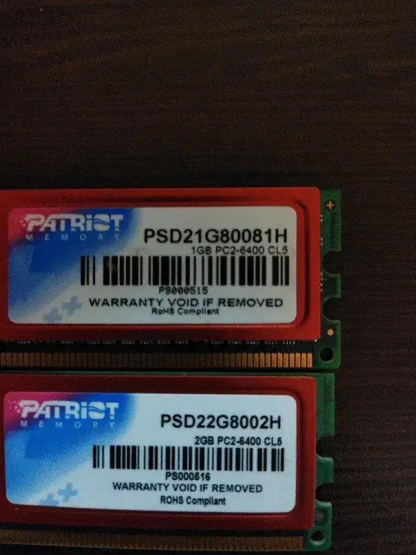 6 تا Ram رم کامپیوتر دو و یک گیگ|قطعات و لوازم جانبی رایانه|اسلامشهر, مظفریه|دیوار