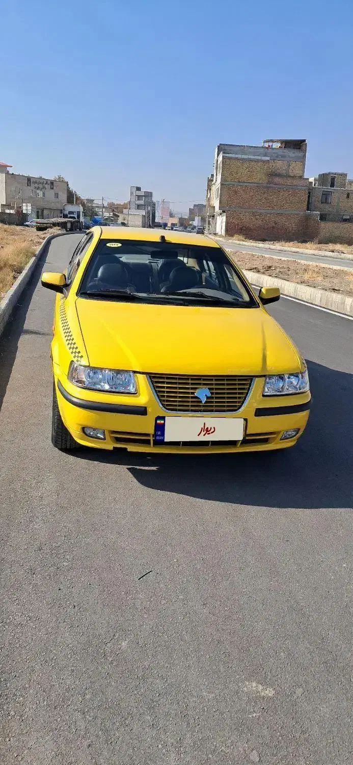 تاکسی سمند گردشی 93 بی‌رنگ|خودرو سواری و وانت|ارومیه, |دیوار