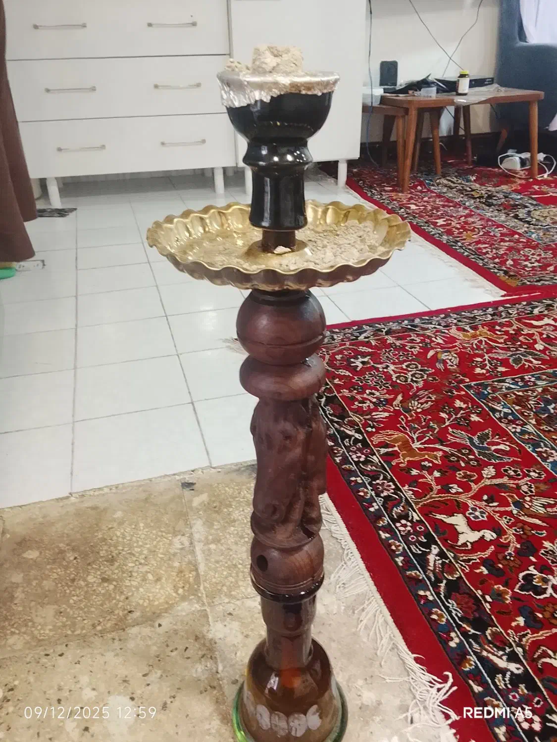 قلیان چوبی|کلکسیون و سرگرمی|فشم, |دیوار