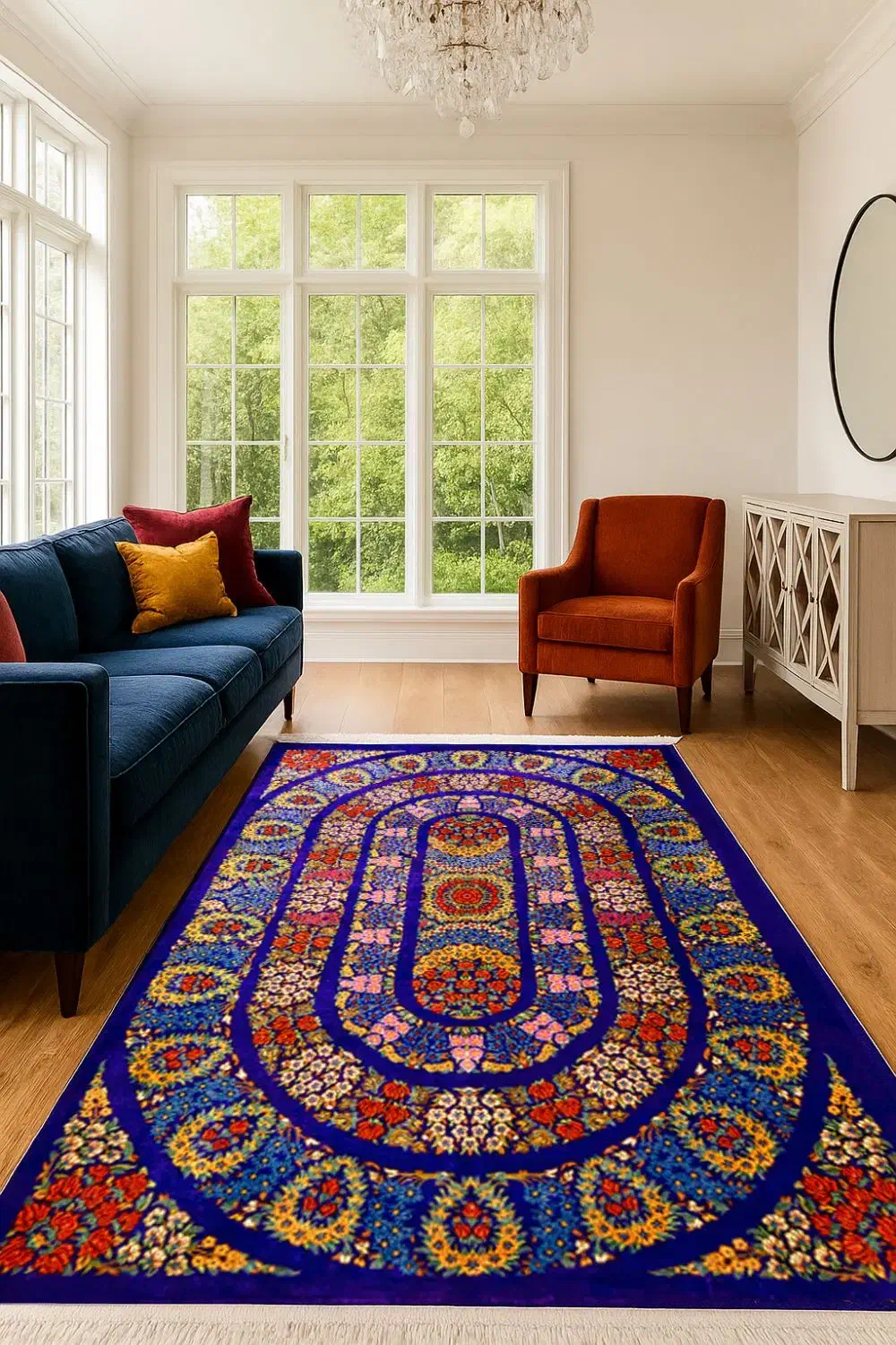 فرشینه مدرن|فرش|کرمانشاه, |دیوار