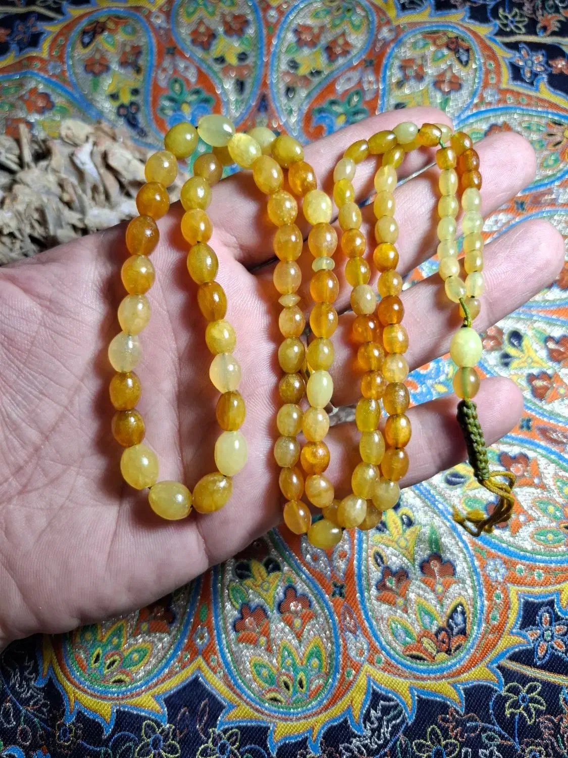 تسبیح شاه مقصود کابلی کهنه|جواهرات|تهران, زمزم|دیوار