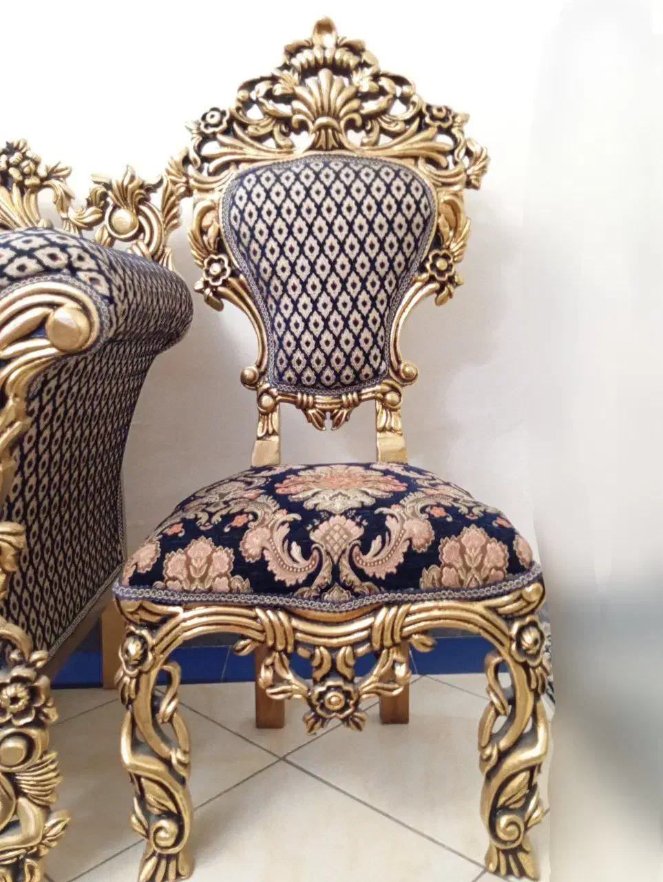 مبل سلطنتی لوکس سفارشی|مبلمان خانگی و میز عسلی|صفادشت, |دیوار