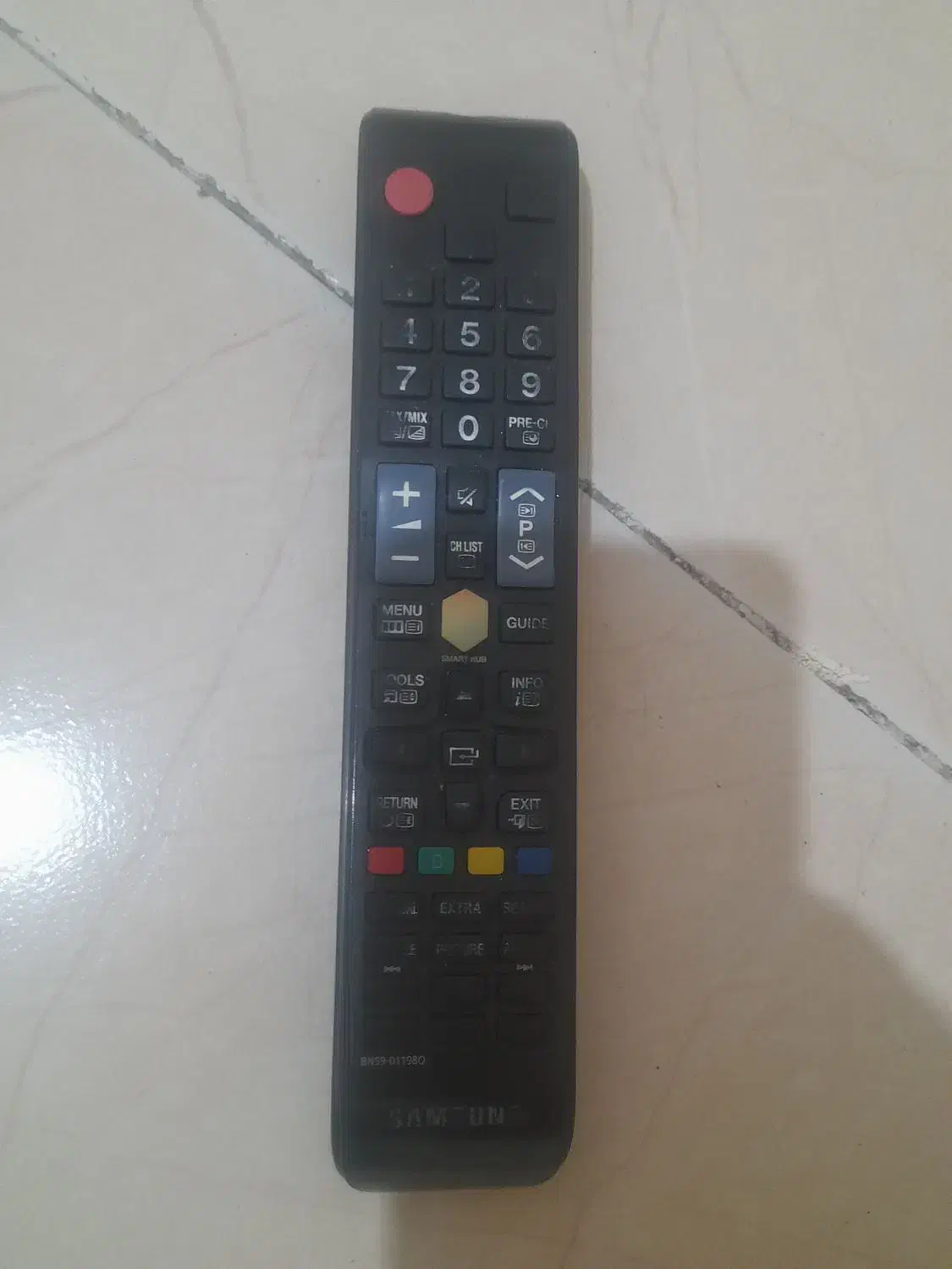 کنترل تلویزیون Ledسامسونگ کاملا سالم|تلویزیون و پروژکتور|قرچک, شهرک طلائیه|دیوار