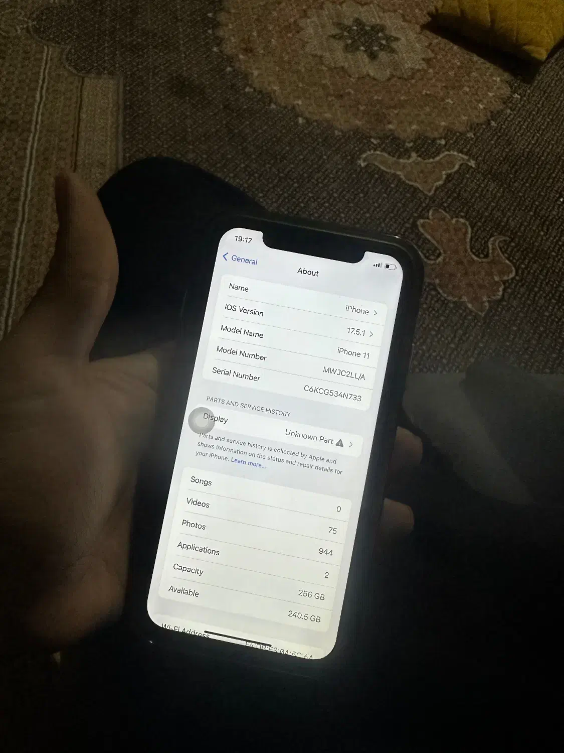 آیفون ۱۱ حافظه ۲۵۶ پک اصلی|موبایل|پارس‌آباد, |دیوار