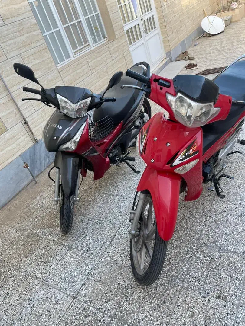 دودستگاه موتور سیکلت احسان درحد صفر|موتورسیکلت|تربتحیدریه, ۴۵ متری|دیوار