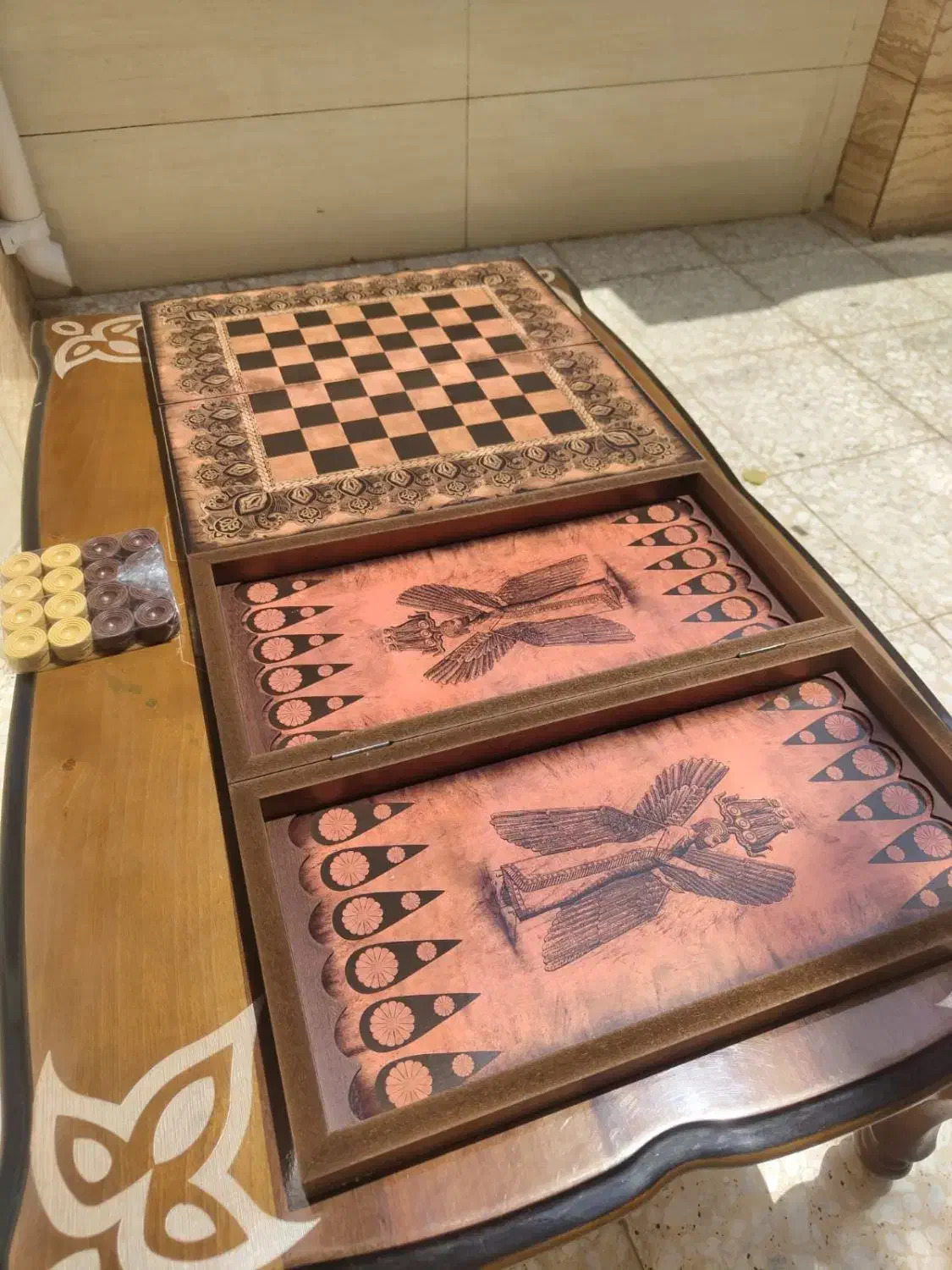 تخته نرد یک اثر هنریه|اسباب‌‌بازی|تیران, |دیوار