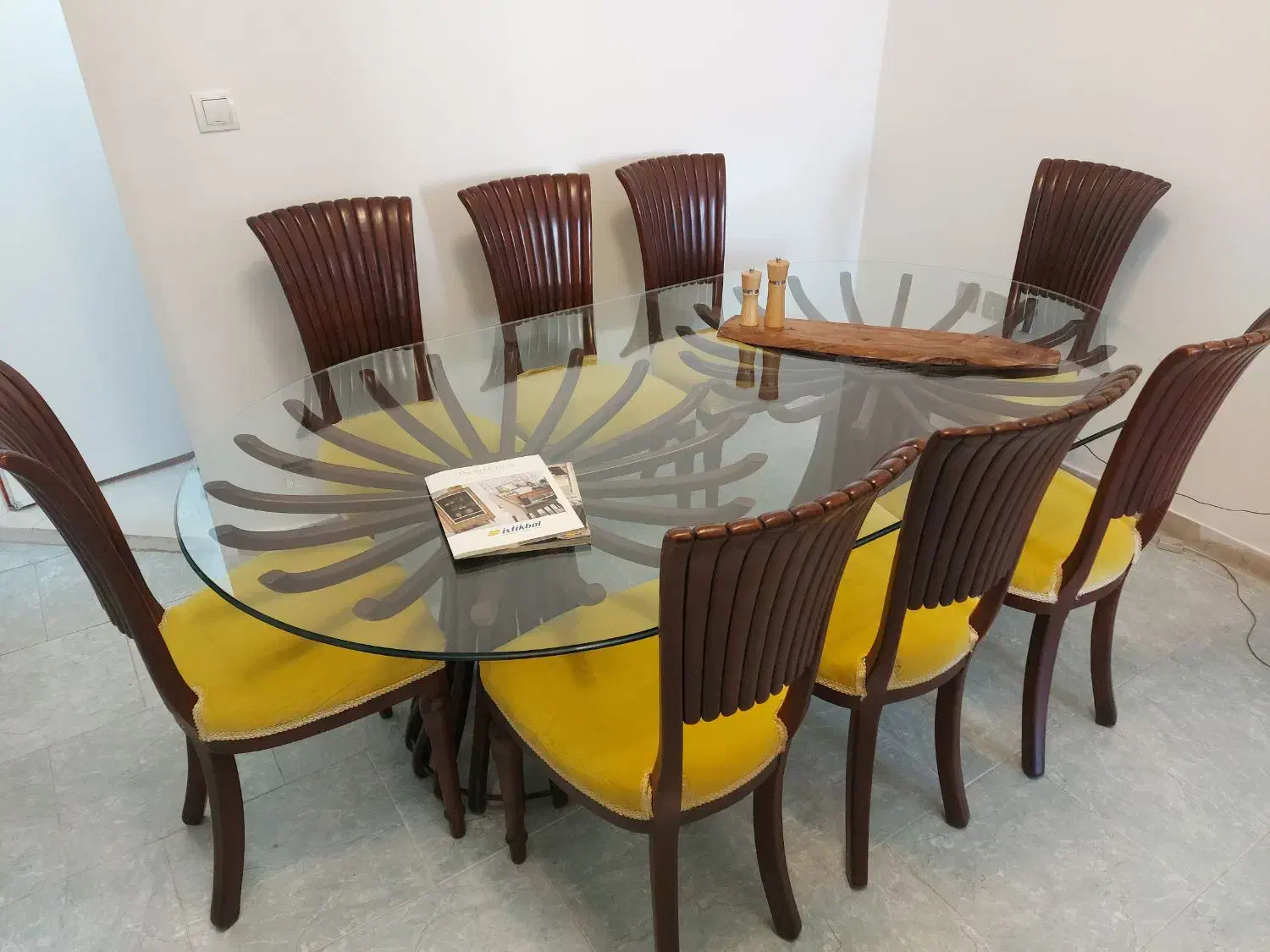 میز ناهارخوری ۸ نفره|میز و صندلی غذاخوری|پردیس, فاز ۱|دیوار