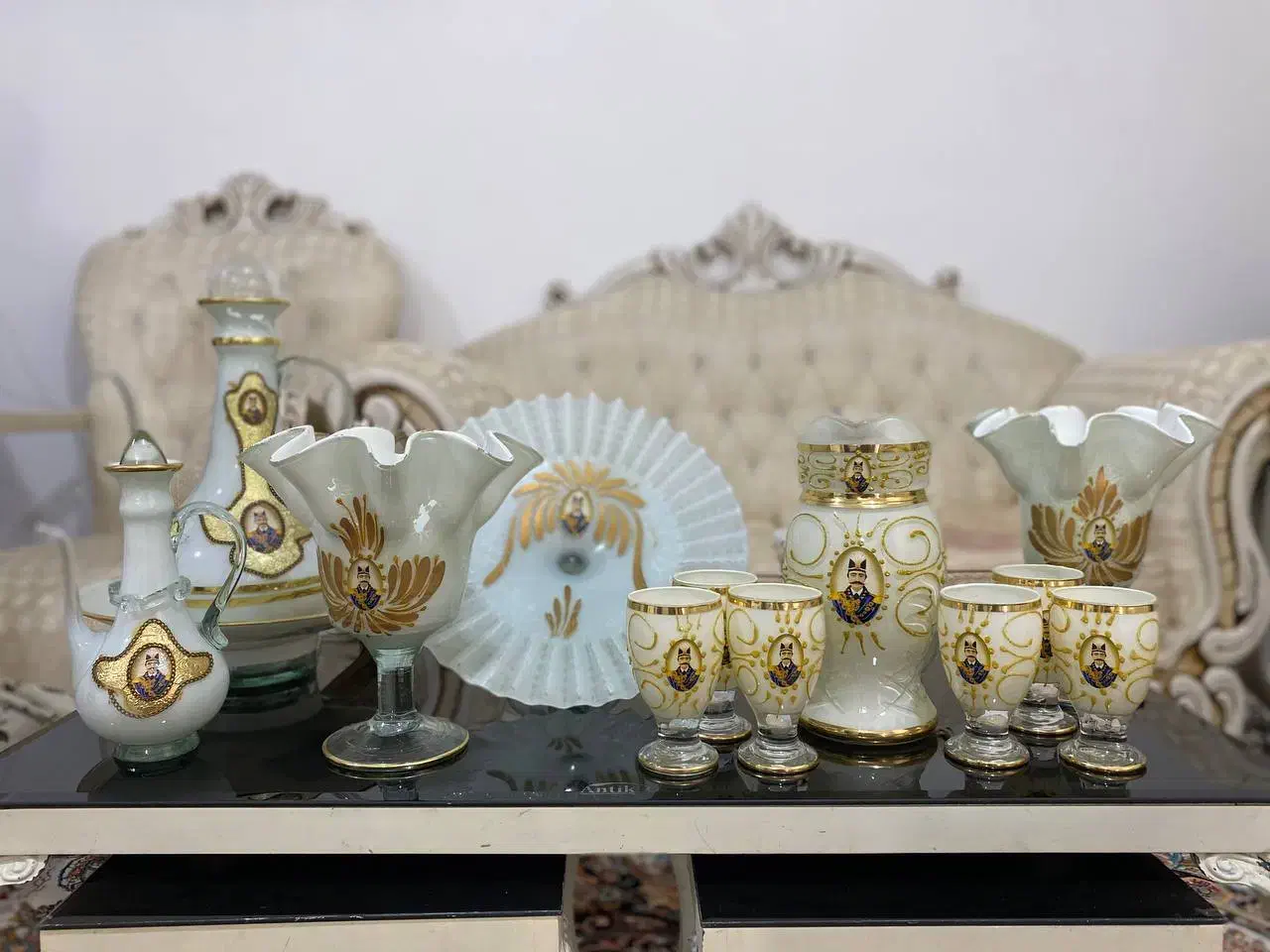 سرویس سلطنتی شاه عباسی|صنایع دستی و سایر لوازم تزئینی|نیشابور, مدرس|دیوار