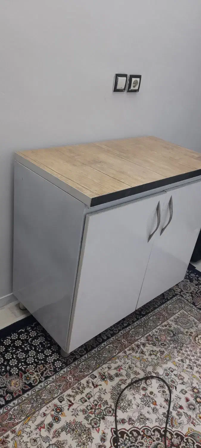 کابینت زمینی دو در|آب‌چکان و نظم‌دهنده ظروف|قدس, هفت جوی|دیوار