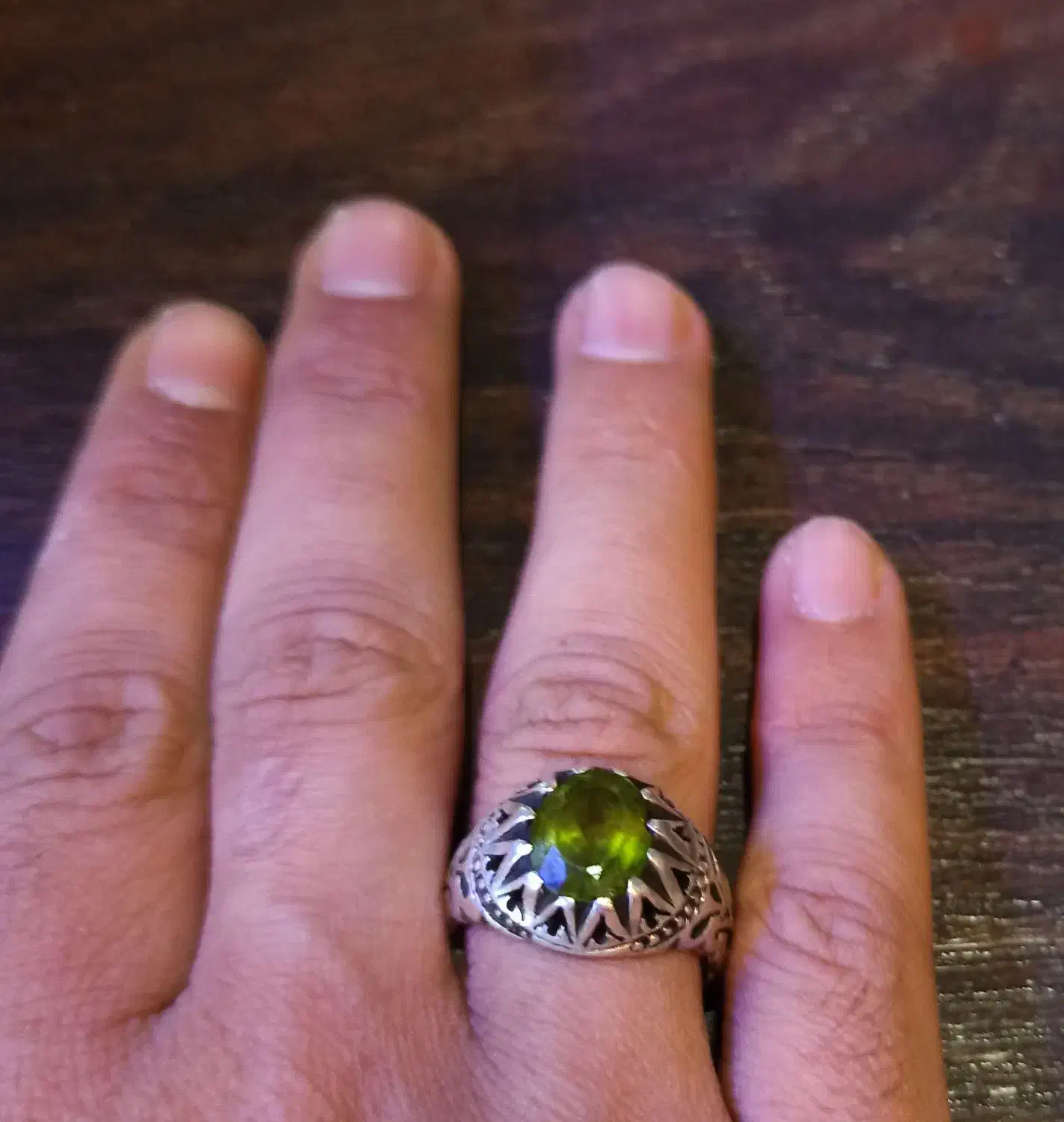 انگشتر مردانه زبرجد|جواهرات|قم, بکایی|دیوار