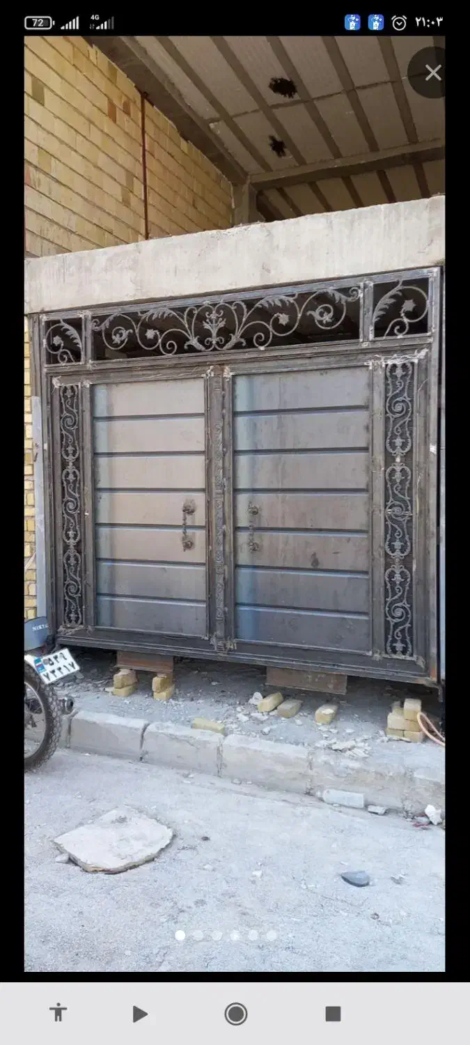 باسلام این مدل درب ها با آهن دومیل سنگین وزن|مصالح و تجهیزات ساختمان|خرم‌آباد, |دیوار