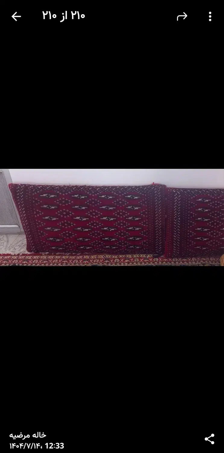 پشتی دستباف|پشتی|گرگان, |دیوار