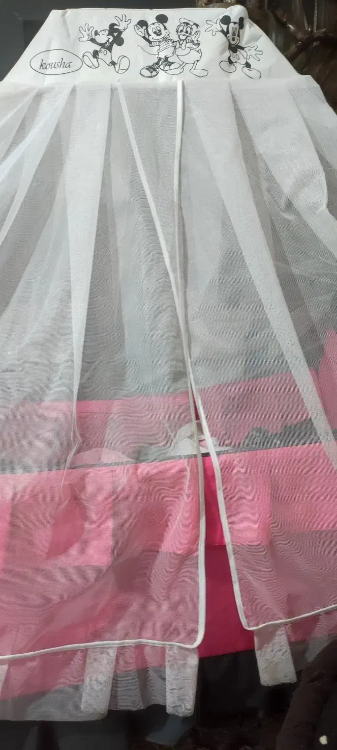 ننو (گهواره) نوزاد تا 2 سال (دارای توری پشه بند)|تخت و صندلی بچه|گرگان, |دیوار