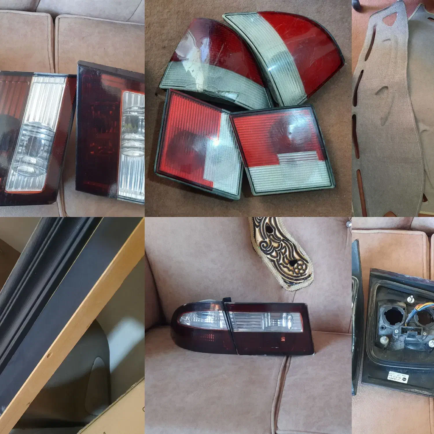 چراغ عقب و تاقچه عقب سمند|قطعات یدکی و لوازم جانبی|تبریز, |دیوار