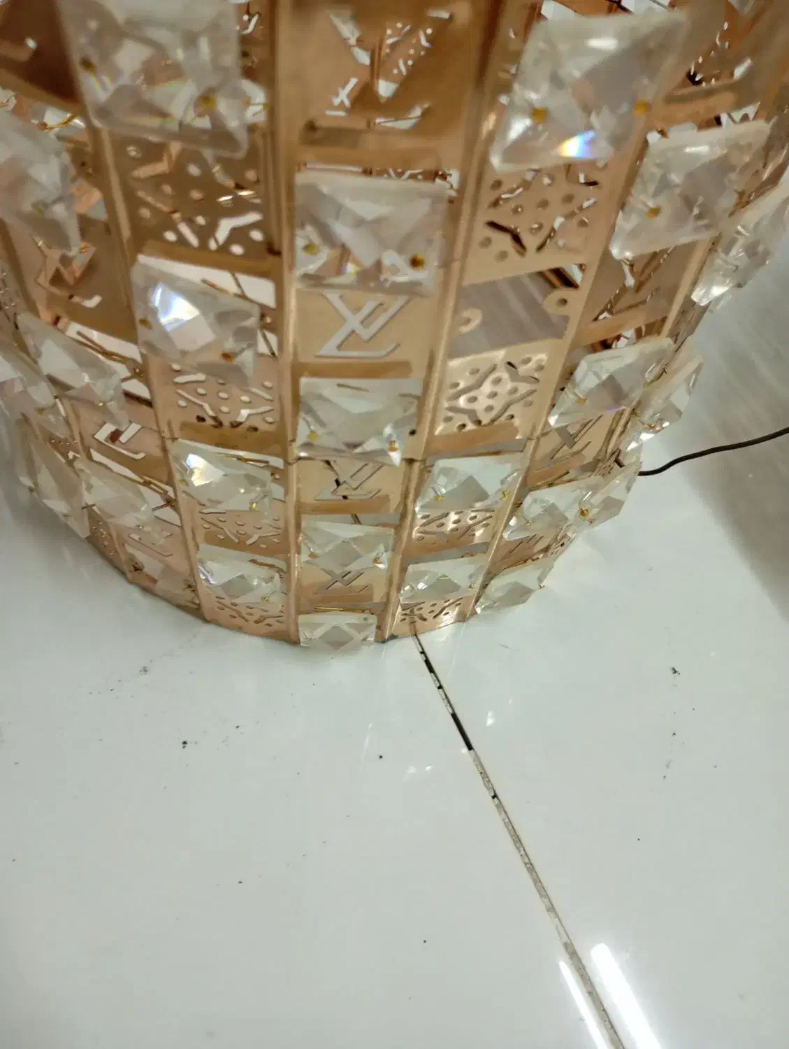 1عددلوستر فانتزی با نگین کریستال|لوستر و چراغ آویز|سبزوار, امیر کبیر|دیوار