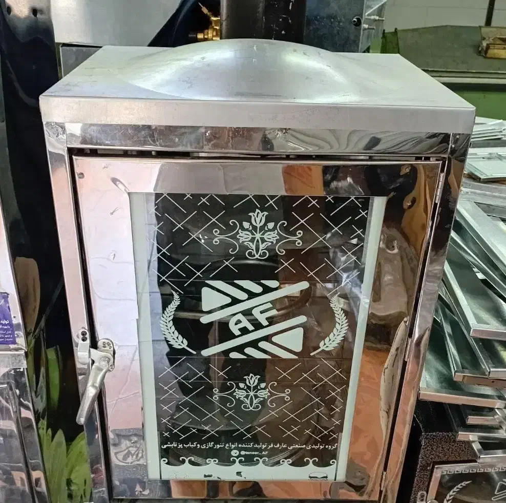 تنور گازی تک ساج  سقف ساده و گنبدی تمام استیل|اجاق گاز و لوازم برقی پخت‌وپز|اردبیل, |دیوار