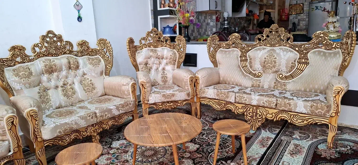 مبل سلطنتی درحدنو|مبلمان خانگی و میز عسلی|بروجرد, |دیوار