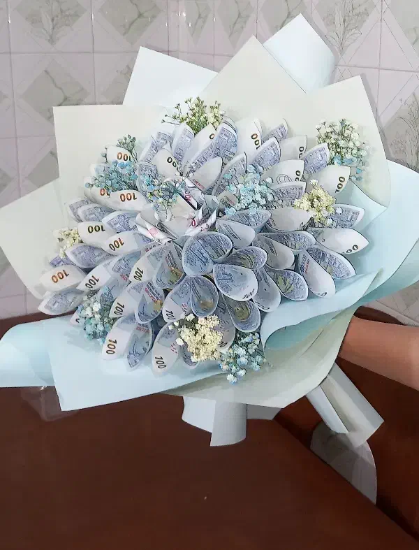 پول آرایی باکس نوزاد تولدباکس گل باکس پول دسته گل|گل مصنوعی|زنجان, |دیوار