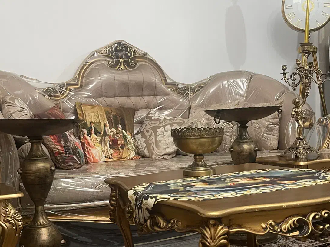 فروش فوری مبل استیل کلاسیک|مبلمان خانگی و میز عسلی|شیراز, معالیآباد|دیوار