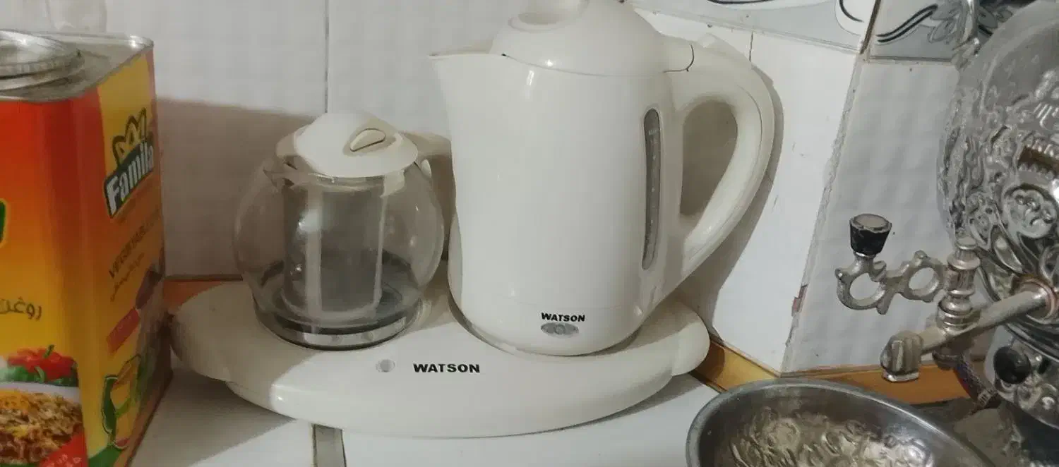 چایسازنوکارتون داردبرادکورگذاشتم بدون استفاده|سماور، چای‌ساز، قهوه‌ساز|کاشمر, |دیوار