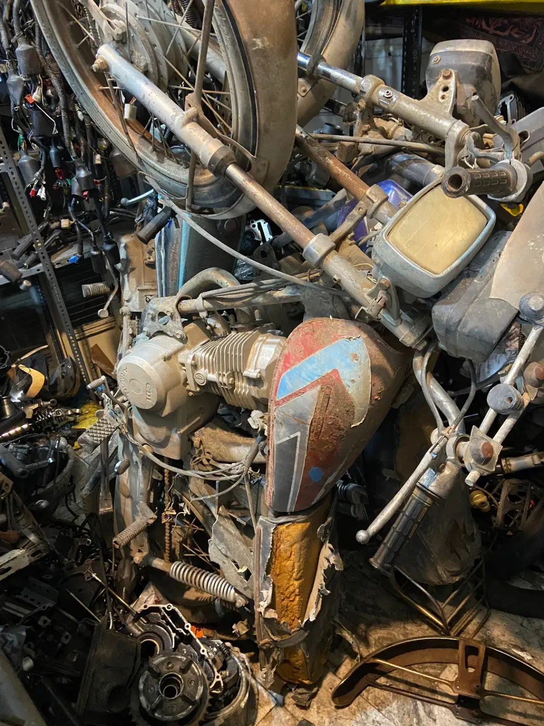 فروش موتور  مزایده به قیمت|موتورسیکلت|تهران, انبار نفت|دیوار