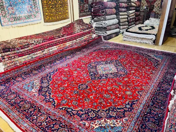 فرش ۱۲ متری کاشان دستبافت لاکی|فرش|تهران, سلسبیل شمالی|دیوار
