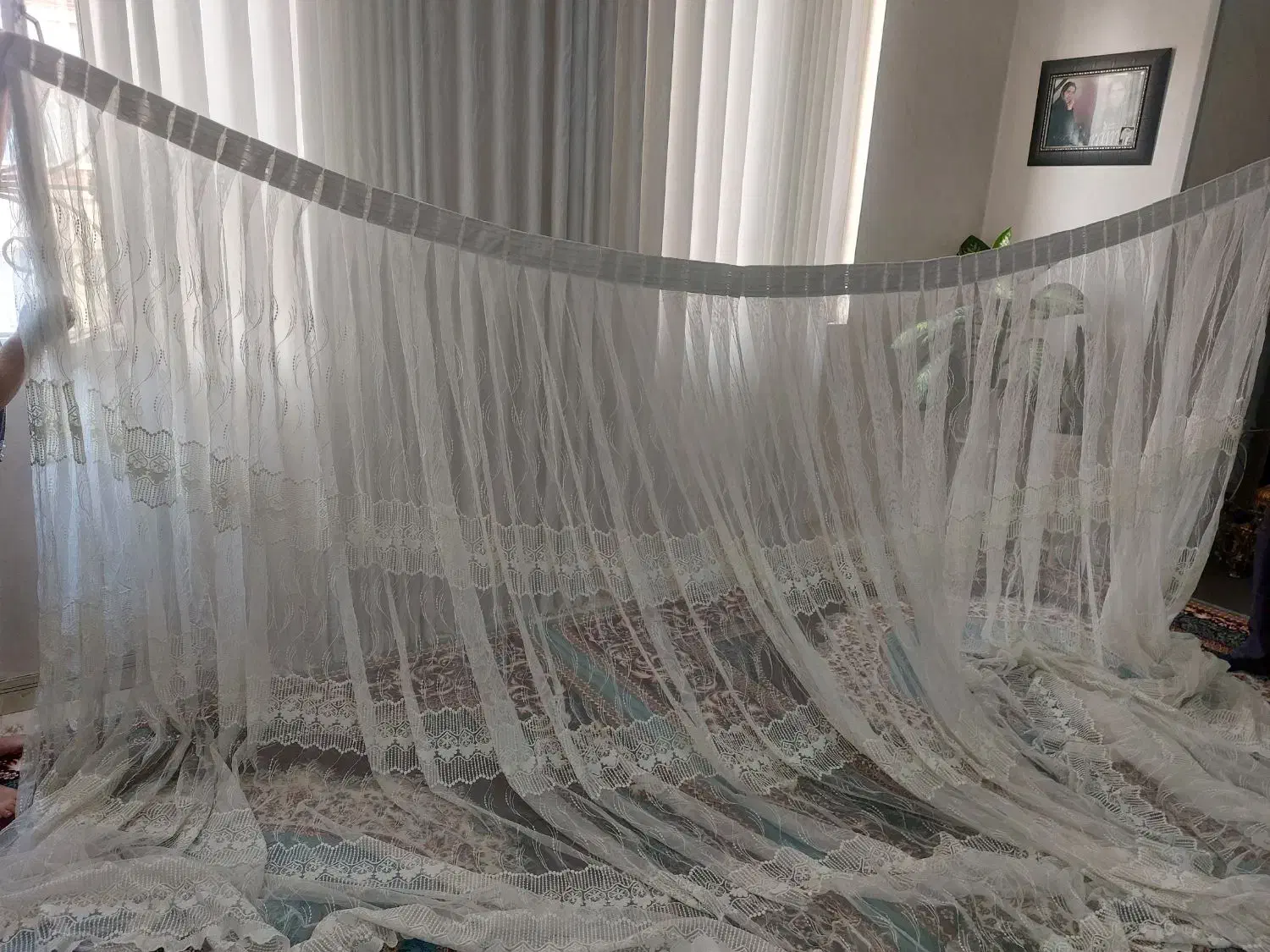 پرده پنجره|پرده، رانر، رومیزی|اسلامشهر, مظفریه|دیوار