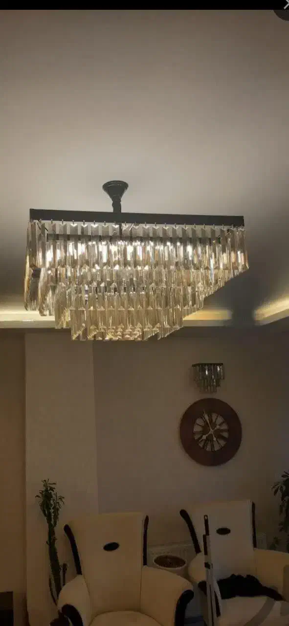 لوستر کریستالی|لوستر و چراغ آویز|همدان, |دیوار