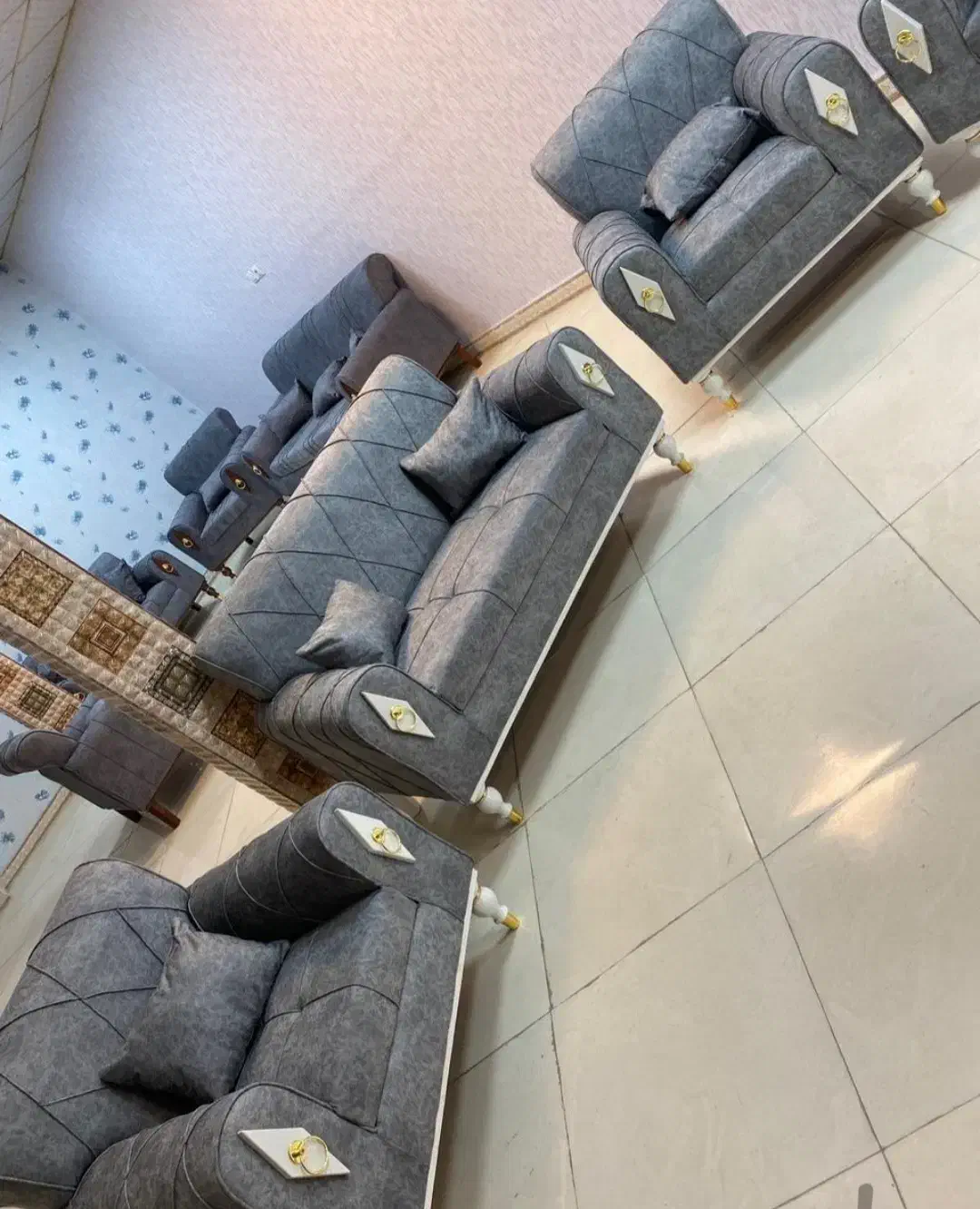 مبل راحتی اسکارلیت سرویس خواب جهیزیه ارسال رایگان|مبلمان خانگی و میز عسلی|اهر, |دیوار