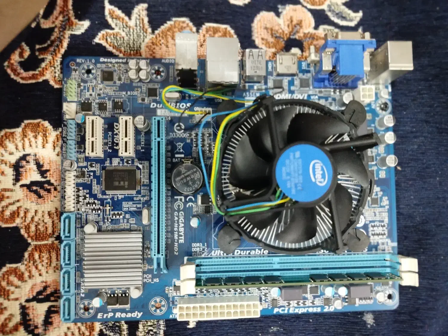مادربرد ddr3 مدل h61|قطعات و لوازم جانبی رایانه|محلات, |دیوار