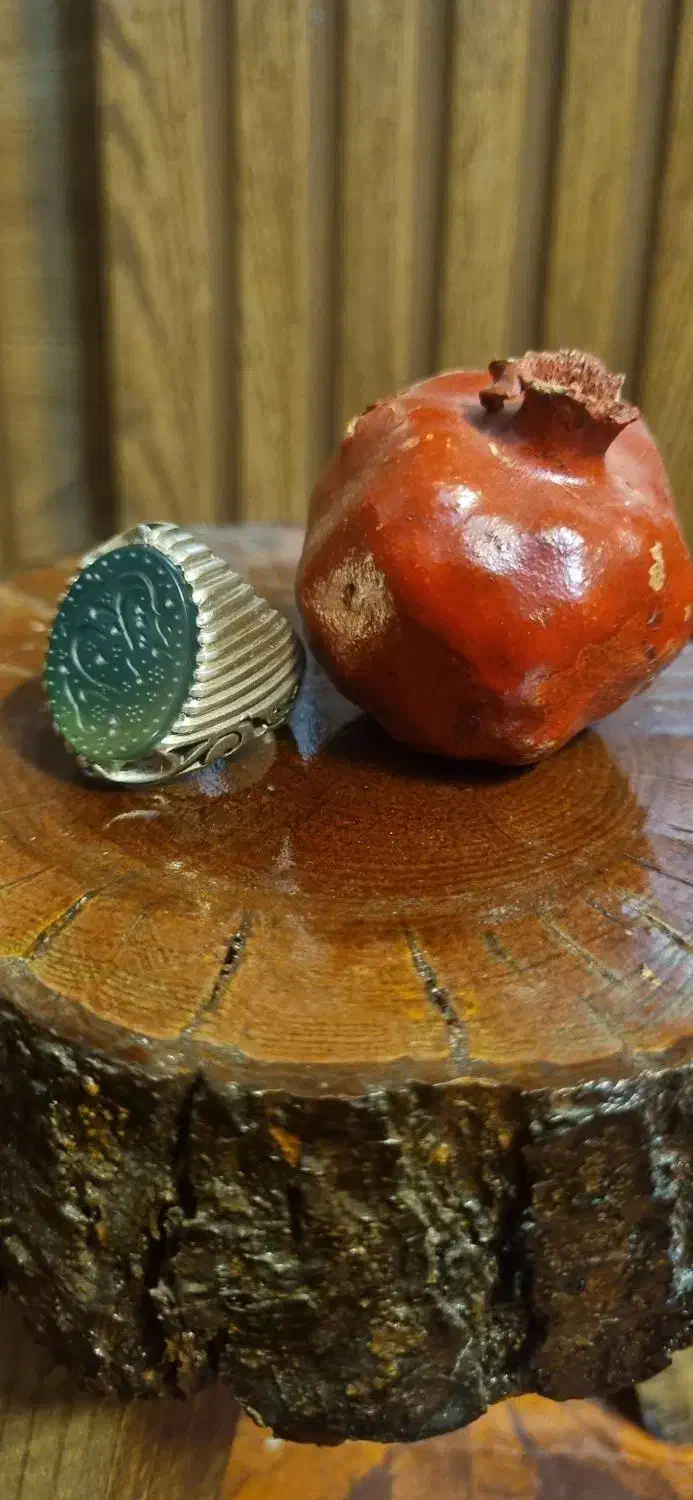 انگشتر عقیق سبز خطی|جواهرات|اصفهان, مسجد مصلی|دیوار