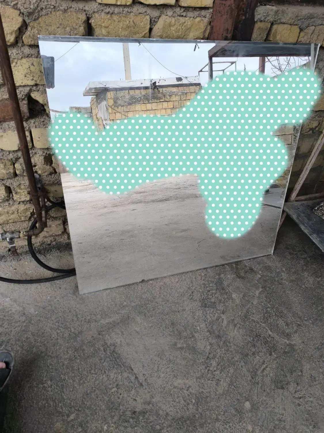 دوعدداینه بزرگ سالم|آینه|کوهدشت, |دیوار