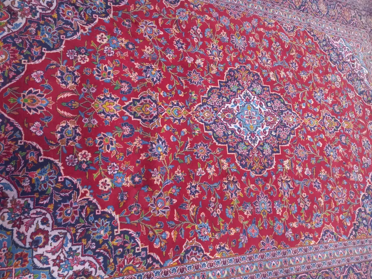 یک تخته فرش ۱۲ متری دست بافت|فرش|ازنا, |دیوار