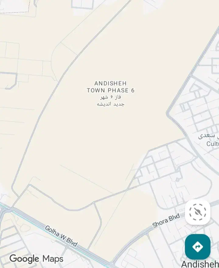 فیش ۲۰۰ متر زمین مسکونی کارکنان شهرداری|فروش زمین و ملک کلنگی|اندیشه, اندیشه فاز ۶|دیوار