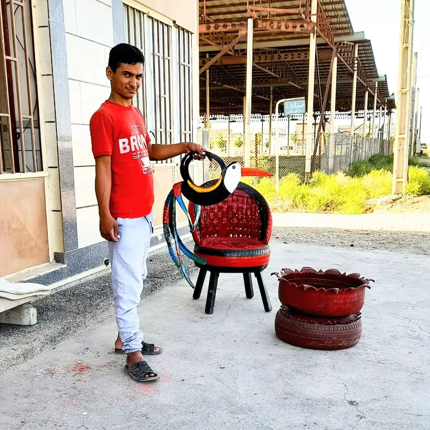 صندلی لاستیکی|میز و صندلی غذاخوری|بندر ترکمن, |دیوار