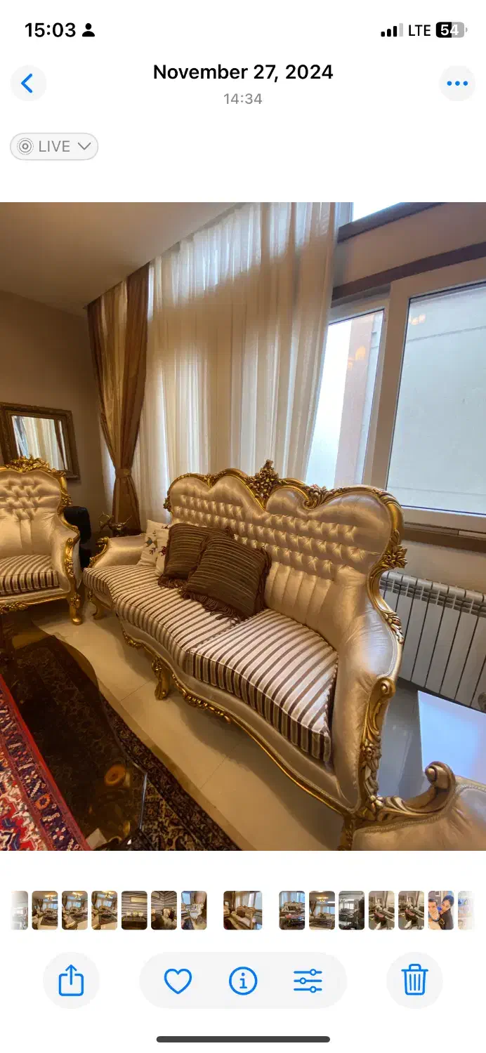 فروش مبلمان استیل و ناهار خوری  بعلت مهاجرت|مبلمان خانگی و میز عسلی|مشهد, هفت تیر (آب و برق)|دیوار