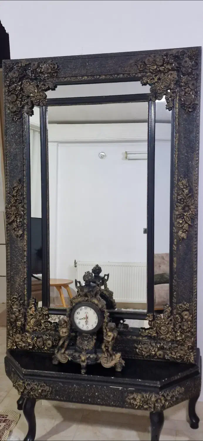 آینه کنسول فایبر گلاس|بوفه، ویترین، کنسول|فولادشهر, C5|دیوار