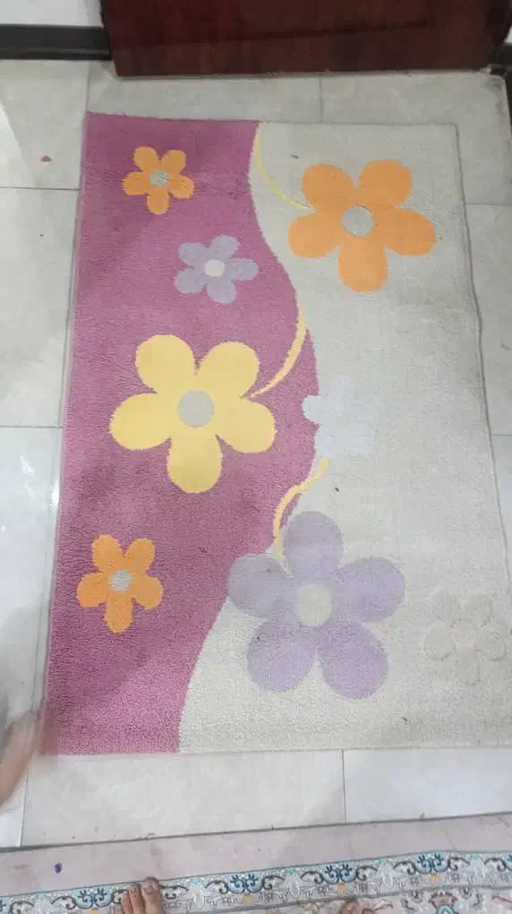 گلیم فرش 1در 1ونیم طرح گل|گلیم، جاجیم، گبه|اصفهان, عمان سامانی|دیوار