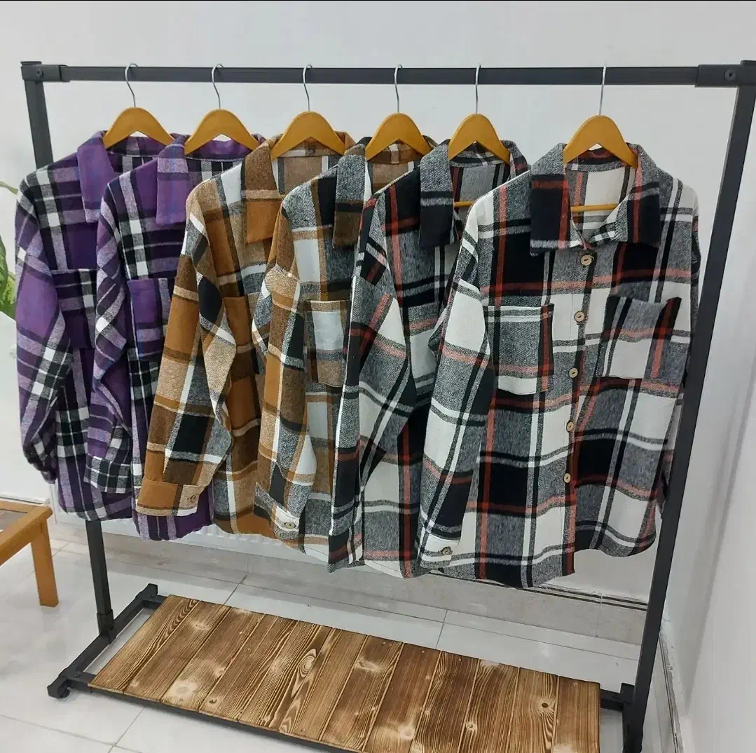 لباس عمده/ شومیز/ شکت چهارخونه|لباس|رشت, پاستوریزه|دیوار