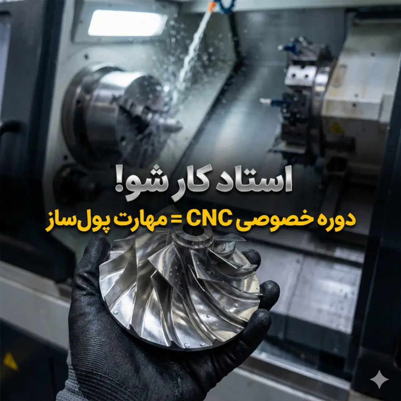 صفر تا صد تراش CNC (تضمین ورود به بازار کار)|خدمات آموزشی|شاهرود, |دیوار