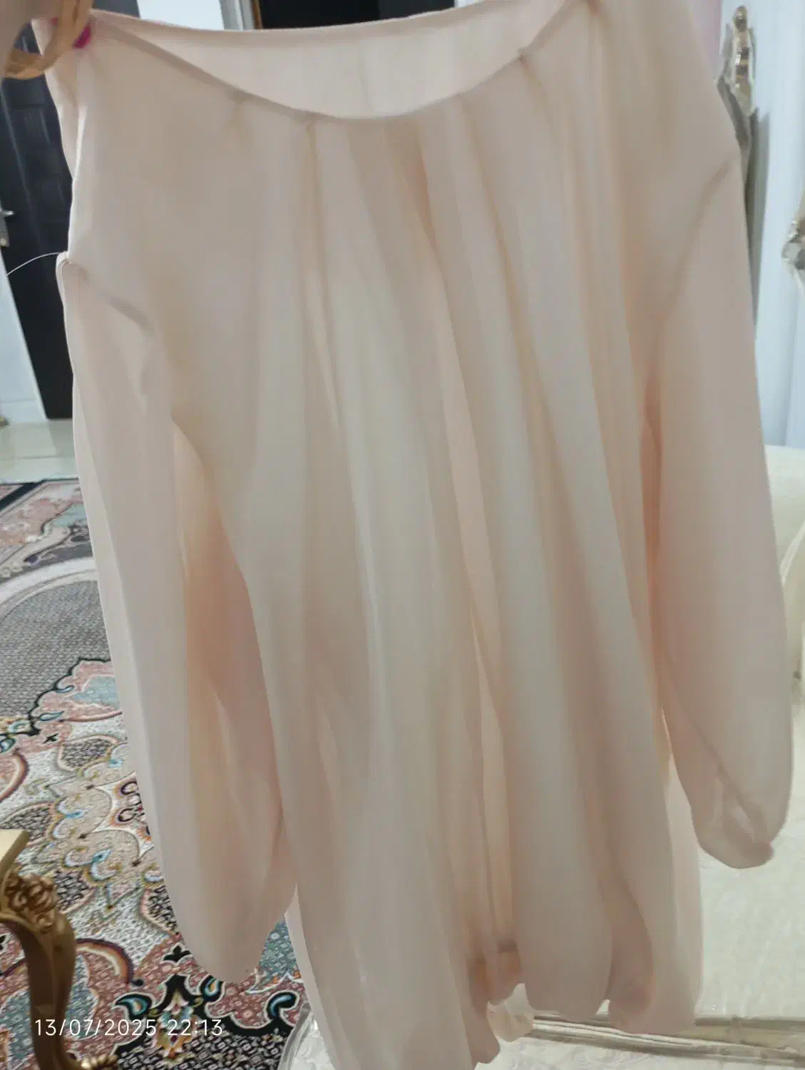 شومیز مجلسی حریر،رنگ کرم.|لباس|اصفهان, قهجاورستان|دیوار