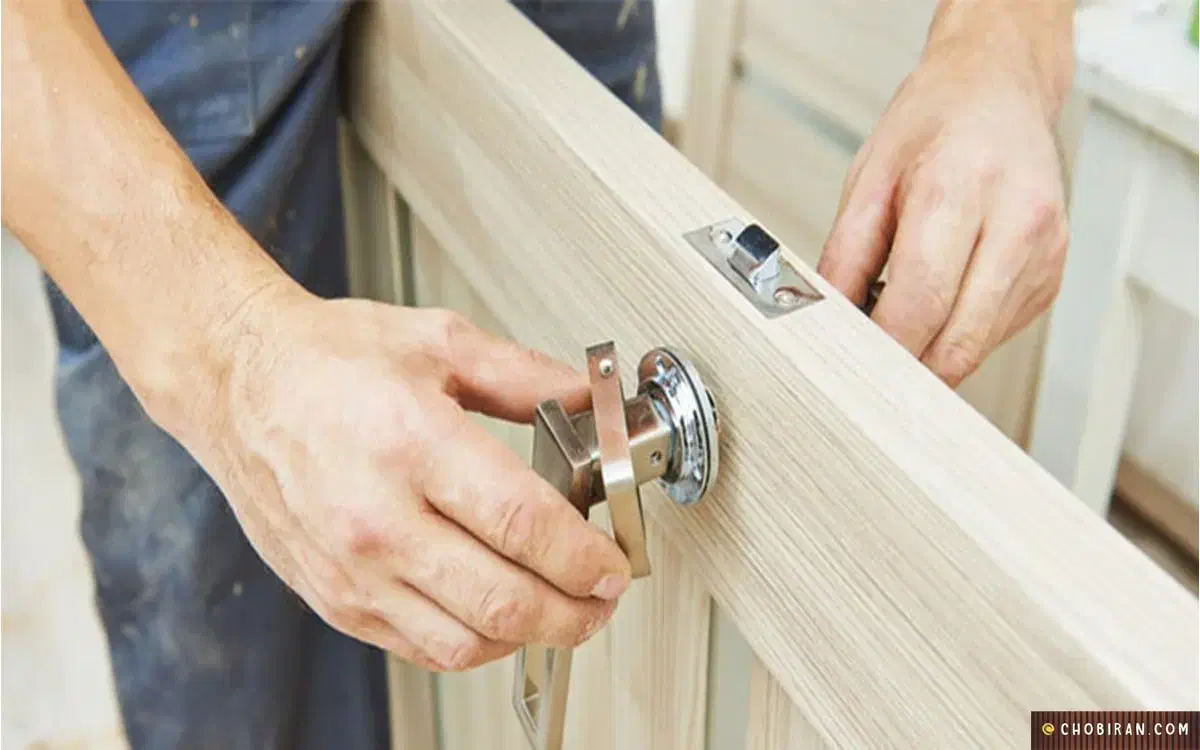 تعمیر درب چوبی کابینت رفع شکستگی ریگلاژ رنگ|خدمات پیشه و مهارت|حمیدیا, |دیوار