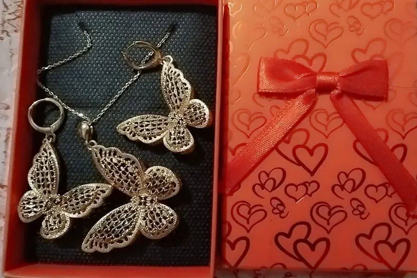 نیم ست استیل آکبند مناسب کادو بازنجیر ۵۸۰|بدلیجات|مرند, |دیوار