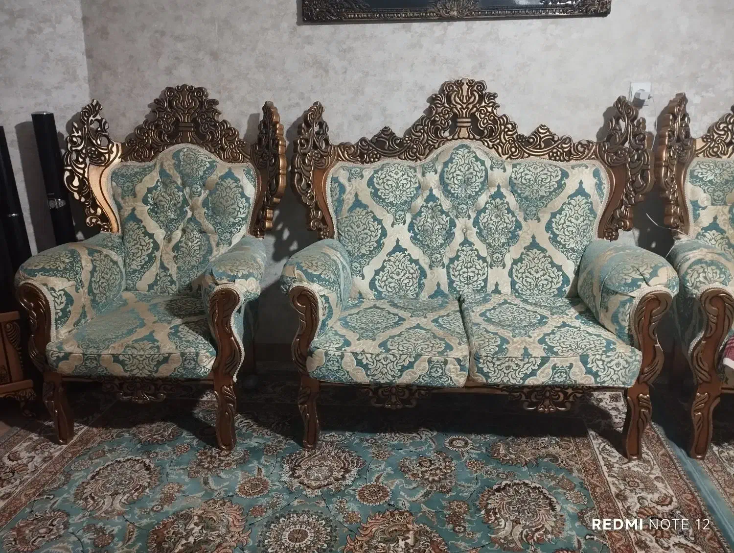 مبل ۷نفره و میز عسلی|مبلمان خانگی و میز عسلی|لنگرود, |دیوار