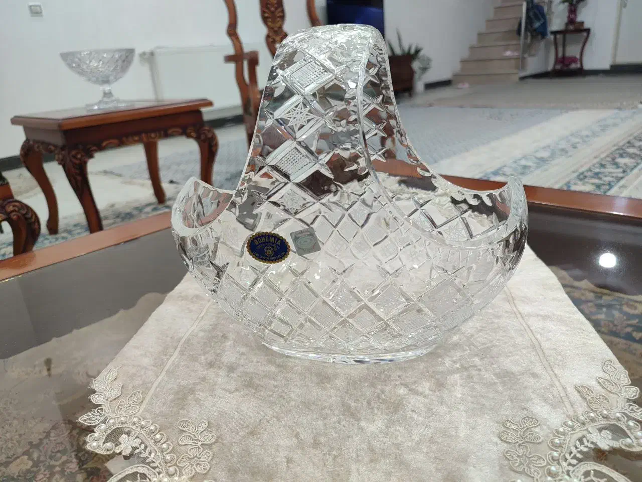 سبد کریستال خشتی|صنایع دستی و سایر لوازم تزئینی|ری, ظهیرآباد|دیوار