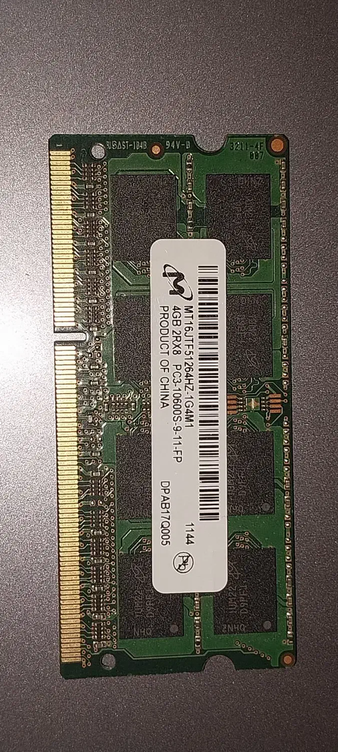 رم لپتاپ ۴گیگ|قطعات و لوازم جانبی رایانه|سمنان, |دیوار